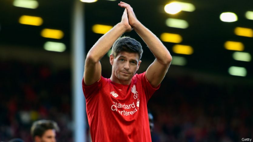 Steven Gerrard se despide de Anfield