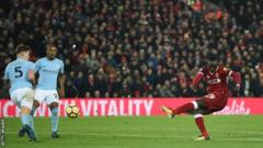 Sadio Mane scores for Liverpool
