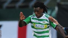 Benin and Yeovil Town's Sessi D'Almeida