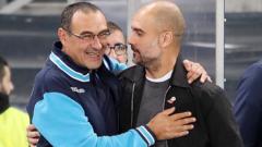 Maurizio Sarri and Pep Guardiola