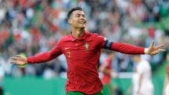Ronaldo double as Portugal thrash Switzerland