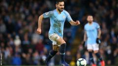 Manchester City midfielder Ilkay Gundogan