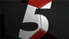 Five on a ball