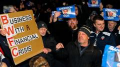 Bolton Wanderers fans held a number of protests against former owner Ken Anderson prior to the club entering administration in May