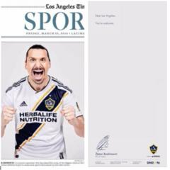 Friday's sports section of the LA Times