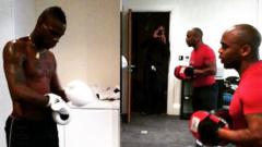 Wayne Richardson and Mario Balotelli