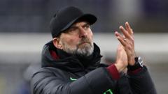 Jurgen Klopp celebrates with fans