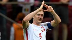 Bayern Munich forward Robert Lewandowski