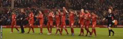 Liverpool players and manager go to crowd after draw with West Brom
