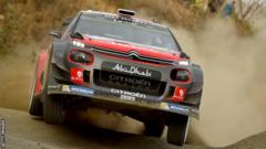 Kris Meeke in action for Citroen