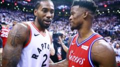 Kawhi Leonard (left) and Jimmy Butler