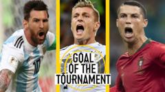 Lionel Messi, Tony Kroos and Cristiano Ronaldo