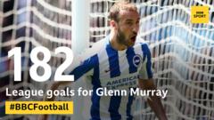 Glenn Murray has scored 182 league goals in his career