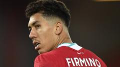 Liverpool's Roberto Firmino