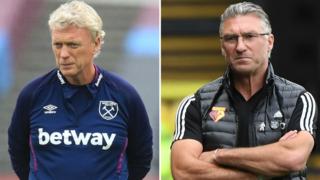 David Moyes and Nigel Pearson