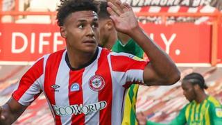 Ollie Watkins celebrates