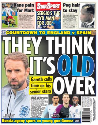 Daily Star back page on Thursday
