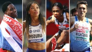 Ojie Edoburun, Abigail Irozuru, Cindy Ofili and Jake Wightman