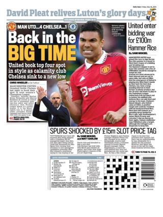 Daily Mail back page - Friday 26 May
