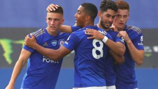 Leicester celebrate