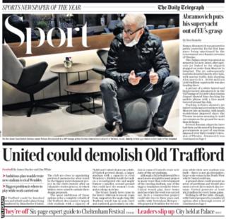 Telegraph back page