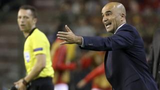 Belgium head coach Roberto Martinez