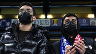 Fans at Chelsea v Liverpool