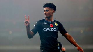 Ollie Watkins celebrates