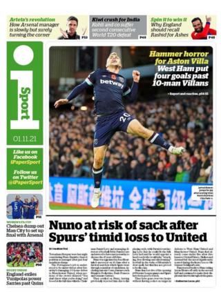 Independent back page