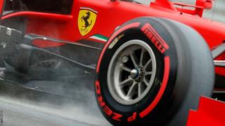Ferrari car general view