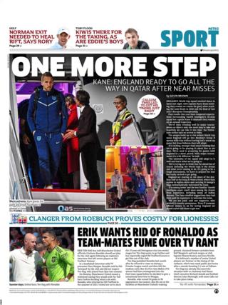 Metro sport page