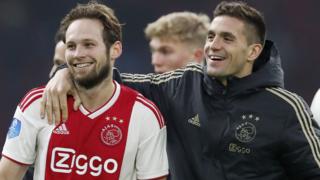 Daley Blind and Dusan Tadic