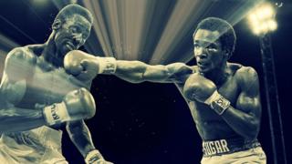Sugar Ray Leonard and Thomas Hearns