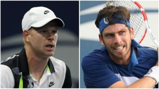 A split picture of Kyle Edmund and Cameron Norrie