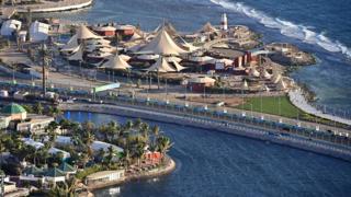 Jeddah circuit for the Saudi Arabian GP