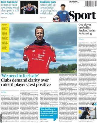 Guardian back page