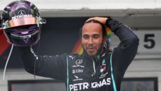 Hamilton celebrates