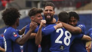Chelsea celebrate