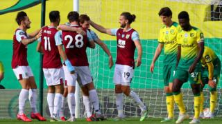 Burnley celebrate