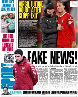 Metro back page