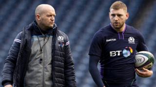 Gregor Townsend and Finn Russell