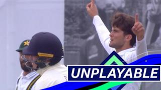 Shaheen Afridi ends Ollie Pope's innings