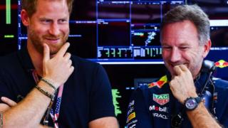 Prince Harry and Christian Horner