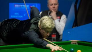 Neil Robertson and John Higgins