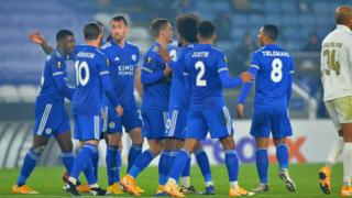 Leicester celebrate
