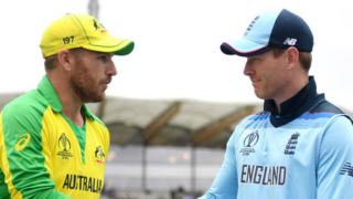 Australia captain Aaron Finch and England captain Eoin Morgan