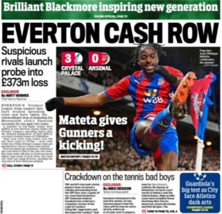 Back page of the Daily Mail on 5 April 2022