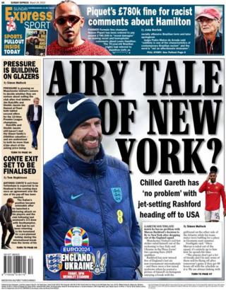 Daily Express back page