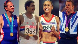 Steve Redgrave, Daley Thompson, Jessica Ennis-Hill and Chris Hoy
