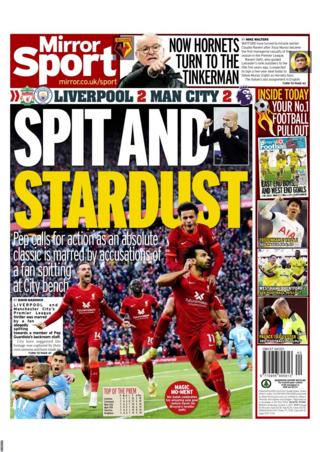 Monday's Daily Mirror